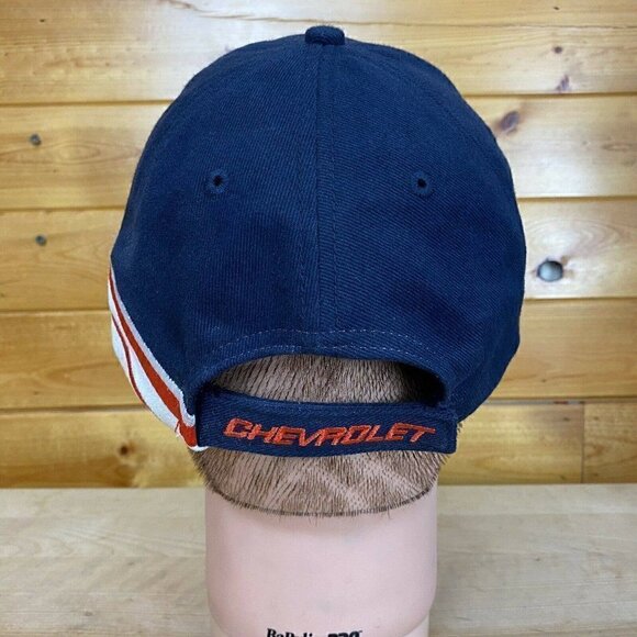 Chevrolet Chevy Bow Tie Racing USA Flag Hat Patriotic! Embroidered Cap Black - Picture 5 of 7